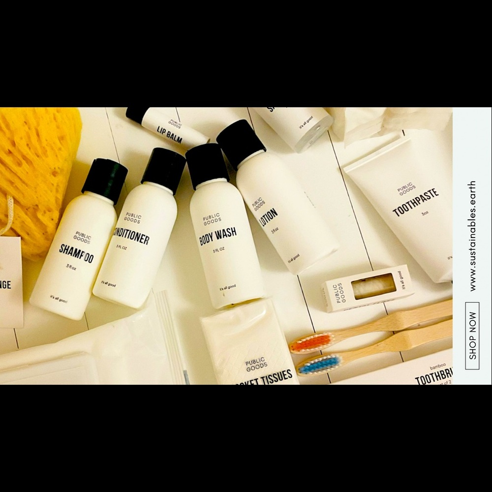 11 Pc Travel Essentials | Oral Care | Shower & Bath | Personal Care